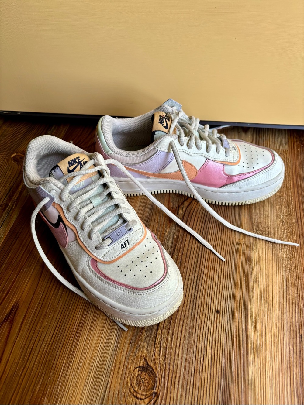Nike Women’s Air Force 1 Shadow Pink, Orange & Purple